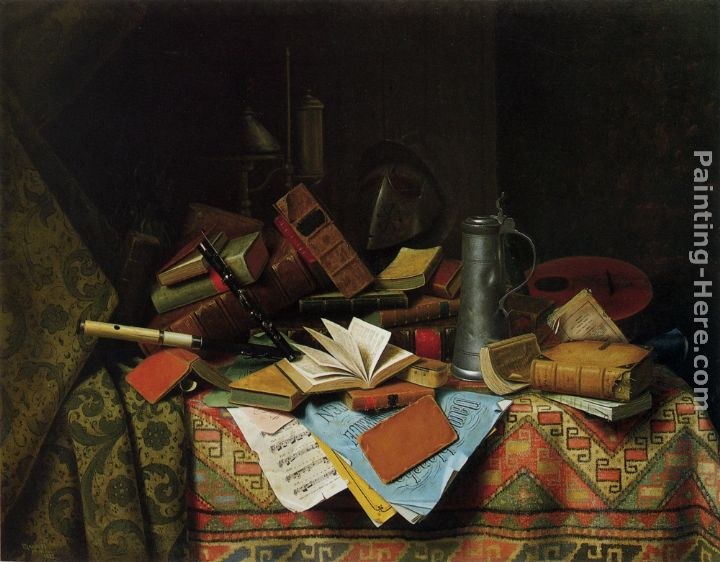 William Michael Harnett A Study Table